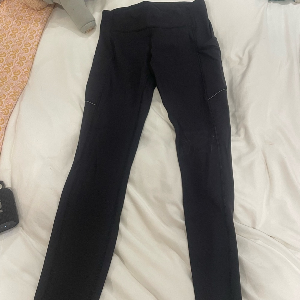 Black Lululemon Leggings with Pockets